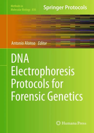 Image of - DNA Electrophoresis Protocols for Forensic Genetics | Hardcover