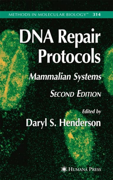Image of - DNA Repair Protocols Mammalian Systems | 2nd Edition | Hardcover