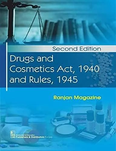 Image of - Drugs and Cosmetics Act | 1940 and Rules | 1945 | 2nd Edition | Paperback