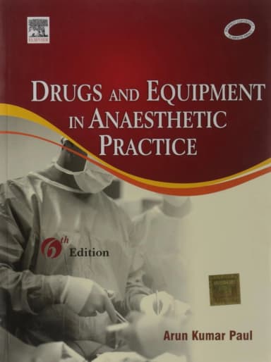 Image of - Drugs And Equipment In Anesthetic Practice 6th Edition | Paperback