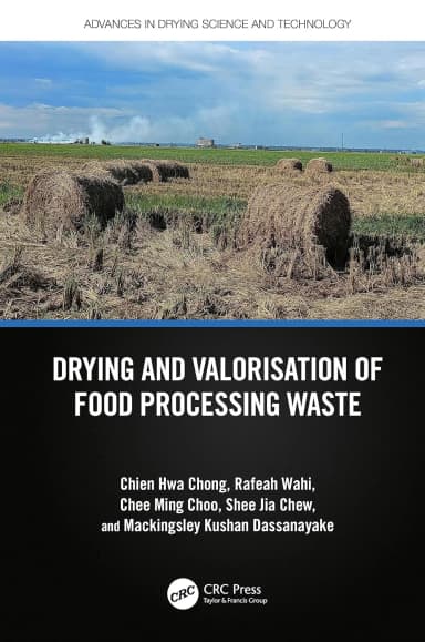 Image of - Drying And Valorisation Of Food Processing Waste | Hardcover
