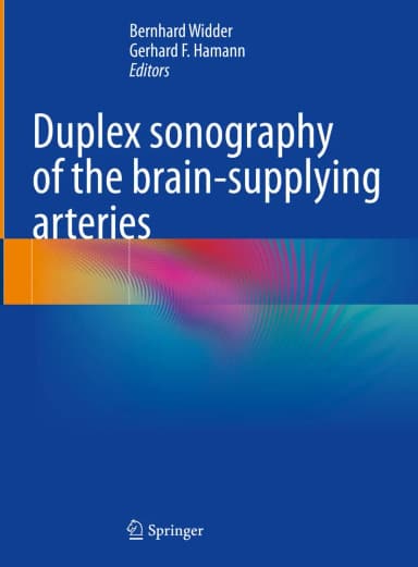 Image of - Duplex Sonography Of The Brain Supplying Arteries | Hardcover