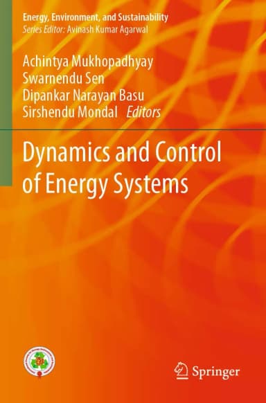 Image of - Dynamics And Control Of Energy Systems | Paperback