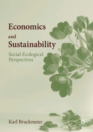 Image of - Economics And Sustainability Social Ecological Perspectives | Paperback