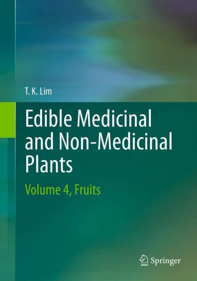 Image of - Edible Medicinal and Non-Medicinal Plants Fruits | Volume 4 | Hardcover