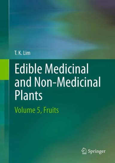 Image of - Edible Medicinal and Non-Medicinal Plants Fruits | Volume 5 | Hardcover