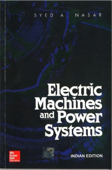 Image of - Electric Machines and Power Systems | Paperback