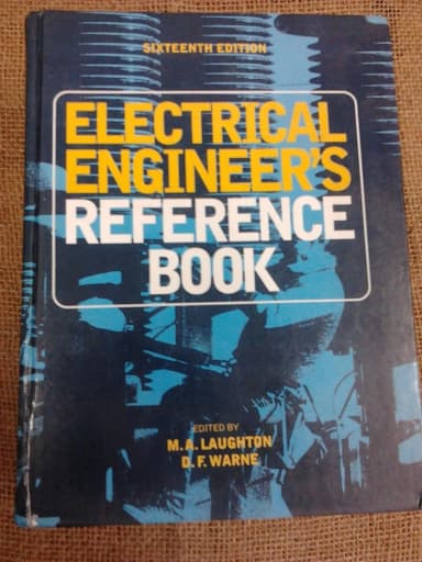 Image of - Electrical Engineers Reference Book | 16th Edition