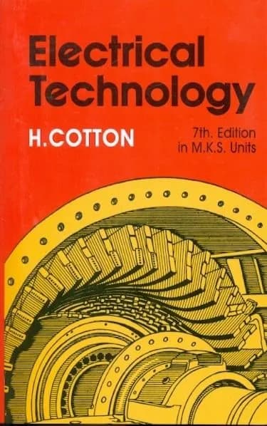 Image of - Electrical Technology (in M.K.S.) | 7th Edition