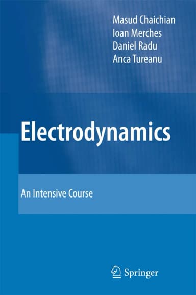 Image of - Electrodynamics An Intensive Course | Hardcover