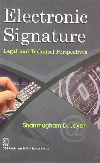 Image of - Electronic Signature Legal and Technical Prespectives | Hardcover