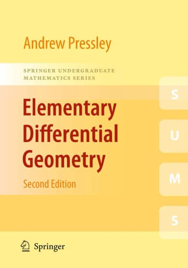 Image of - Elementary Differential Geometry | 2nd Edition | Paperback