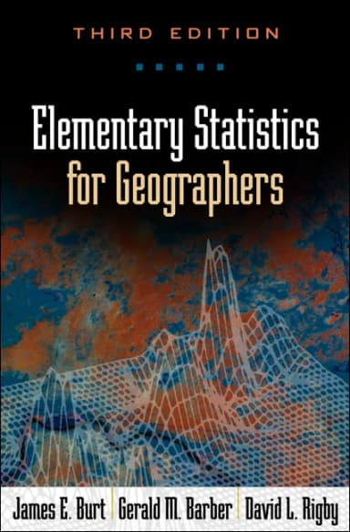 Image of - Elementary Statistics for Geographers | Third Edition | Hardcover