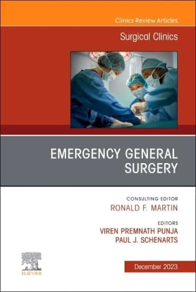 Image of - Emergency General Surgery An Issue Of Surgical Clinics | Hardcover