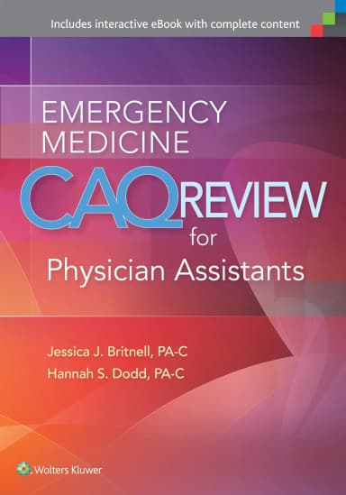 Image of - Emergency Medicine CAQReview for Physician Assitants | Paperback