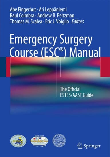 Image of - Emergency Surgery Course (ESCr) Manual | Hardcover