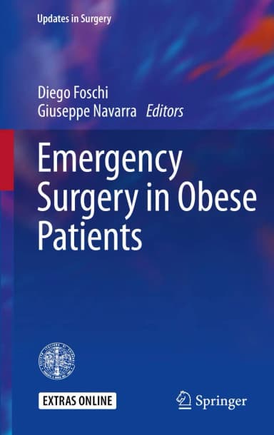 Image of - Emergency Surgery In Obese Patients | Paperback