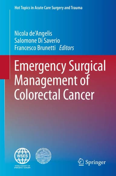 Image of - Emergency Surgical Management of Colorectal Cancer | Hardcover