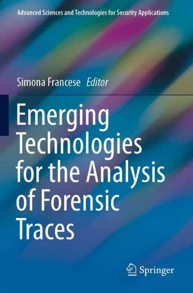 Image of - Emerging Technologies For The Analysis Of Forensic Traces | Paperback