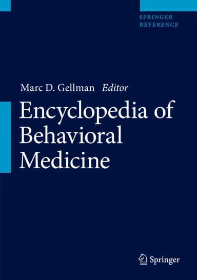 Image of - Encyclopedia Of Behavioral Medicine 2nd Edition | Hardcover