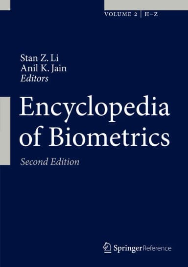 Image of - Encyclopedia of Biometrics | 2nd Edition | 2 Volume Set | Hardcover