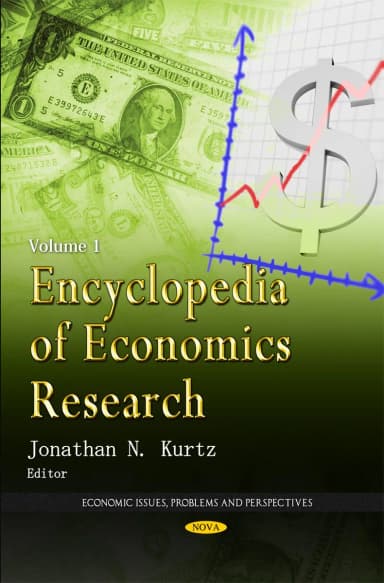 Image of - Encyclopedia of Economics Research | 2 Volume Set | Hardcover