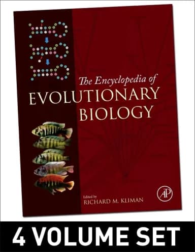Image of - The Encyclopedia of Evolutionary Biology | 4 Volume Set | Hardcover