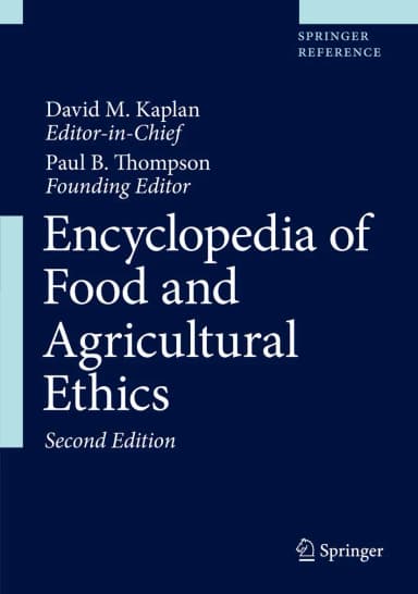 Image of - Encyclopedia of Food and Agricutural Ethics | 2nd Edition | 3 Volume Set | Hardcover