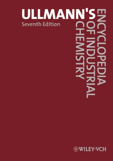 Image of - Encyclopedia of Industrial Chemistry | 7th Edition | 40 Volume Set