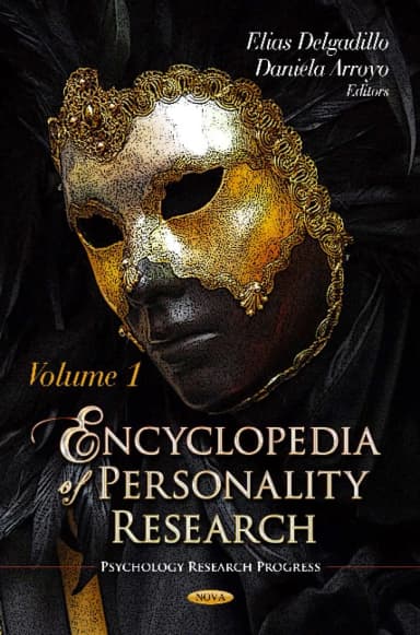 Image of - Encyclopedia of Personality Research | 2 Volume Set | Hardcover