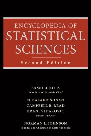 Image of - Encyclopedia of Statistical Sciences | 2nd Edition | 16 Volume Set | Hardcover