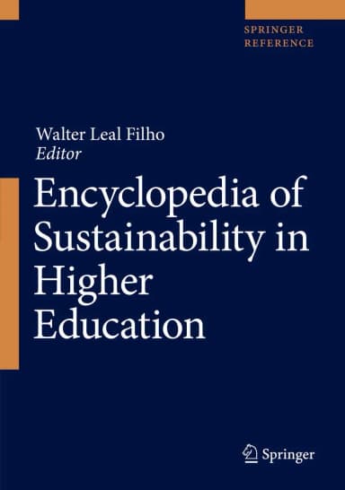 Image of - Encyclopedia of Sustainability in Higher Education | 3 Volume Set | Hardcover