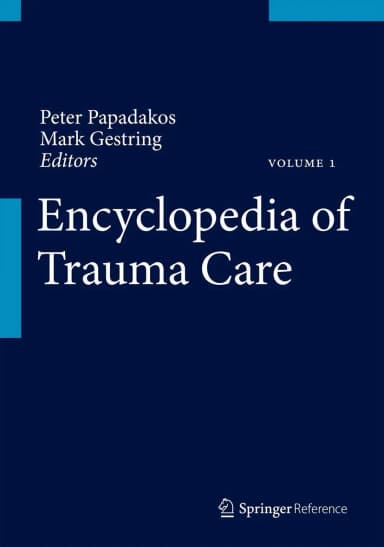 Image of - Encyclopedia of Trauma Care | 2 Volume Set | Hardcover
