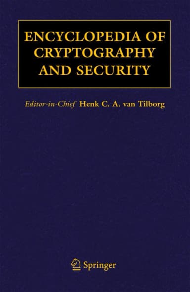 Image of - Encyclopedial of Cryptography and Security | Hardcover
