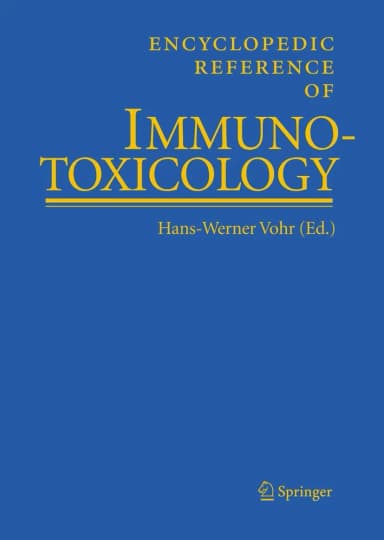 Image of - Encyclopedic Reference of Immunotoxicology | Hardcover
