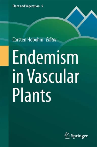 Image of - Endemism in Vascular Plants | Hardcover