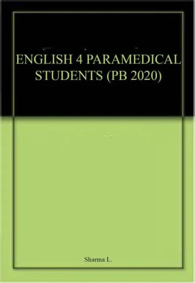 Image of - English 4 Paramedical Students | Paperback