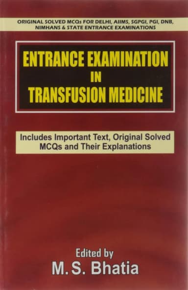 Image of - Entrance Examination in Transfusion Medicine