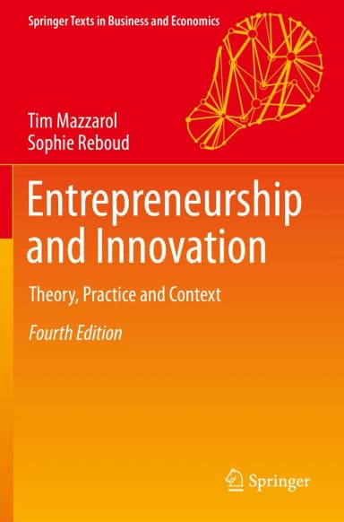 Image of - Entrepreneurship And Innovation Theory Practice And Context 4th Edition | Paperback