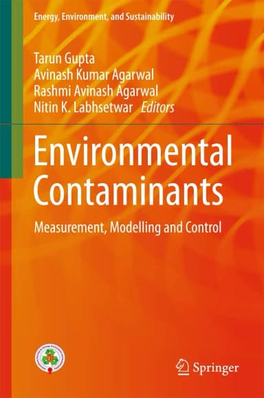 Image of - Environmental Contaminants Measurement | Modelling and Control | Hardcover
