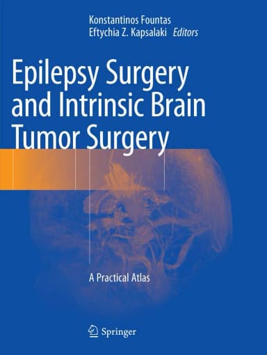 Image of - Epilepsy Surgery and Intrinsic Brain Tumor Surgery | Paperback