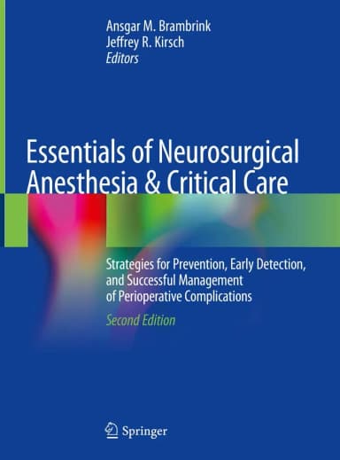 Image of - Essentials of Neurosurgical Anesthesia and Critical Care | 2nd Edition | Hardcover