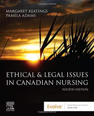 Image of - Ethical and Legal Issues in Canadian Nursing | 4th Edition | Paperback