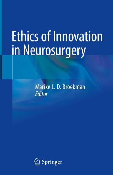 Image of - Ethics of Innovation in Neurosurgery | Hardcover