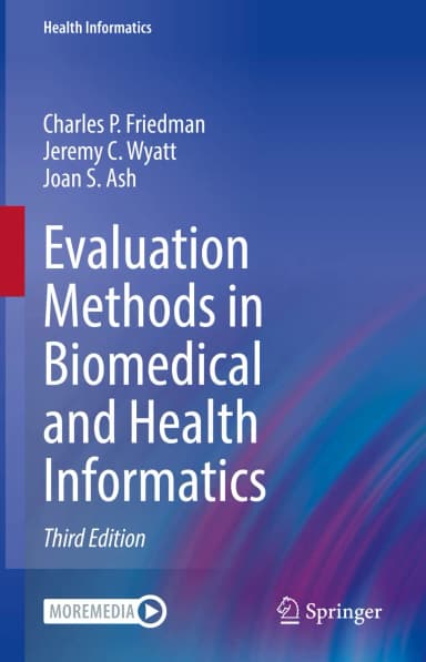 Image of - Evaluation Methods In Biomedical And Health Informatics Third Edition | Hardcover