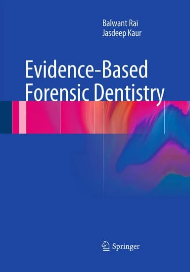 Image of - Evidence Based Forensic Dentistry | Paperback