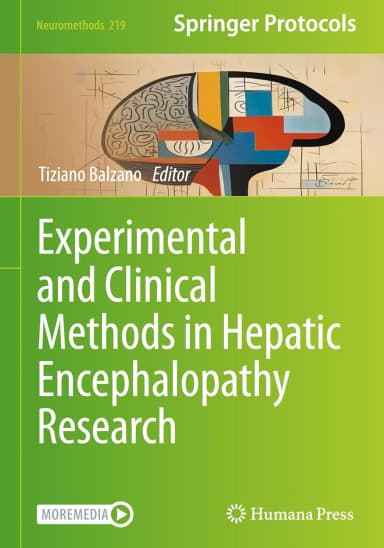 Image of - Experimental And Clinical Methods In Hepatic Encephalopathy Research | Hardcover