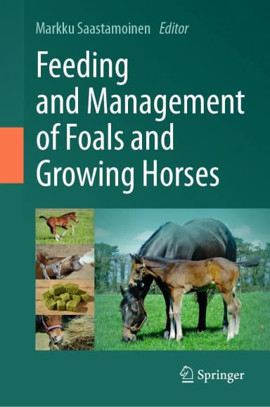 Image of - Feeding And Management Of Foals And Growing Horses | Hardcover