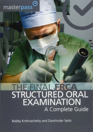 Image of - The Final FRCA Structures Oral Examination A Complete Guide | Paperback