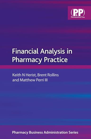 Image of - Financial Analysis in Pharmacy Practice